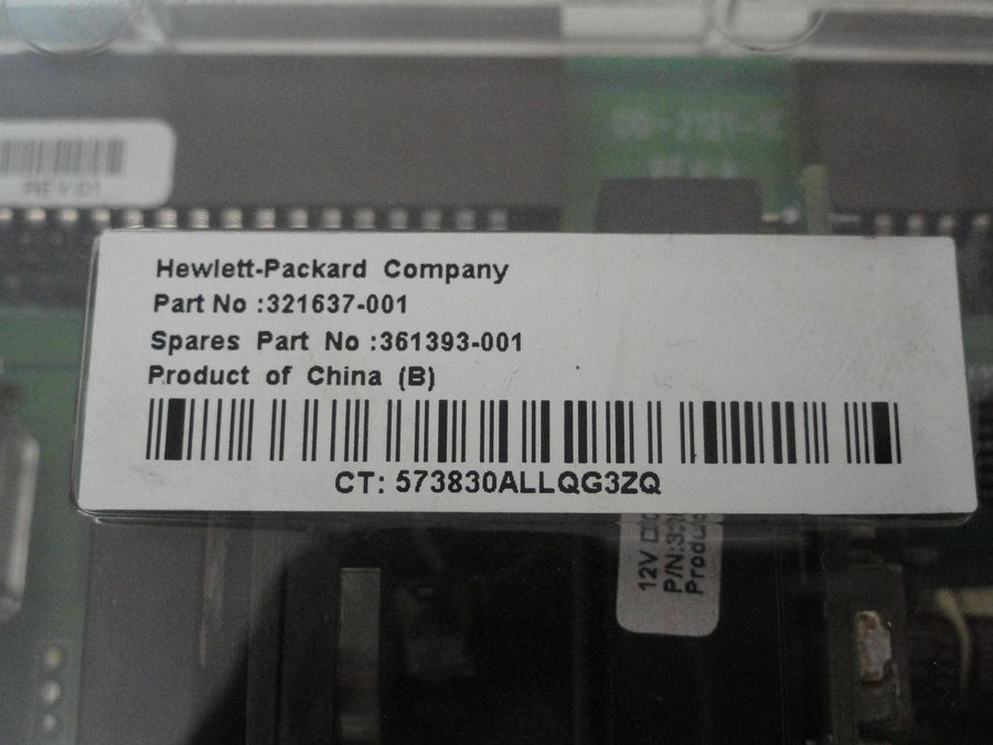 HP Power Backplane Assembly ( 321637-001 361393-001 ) REF