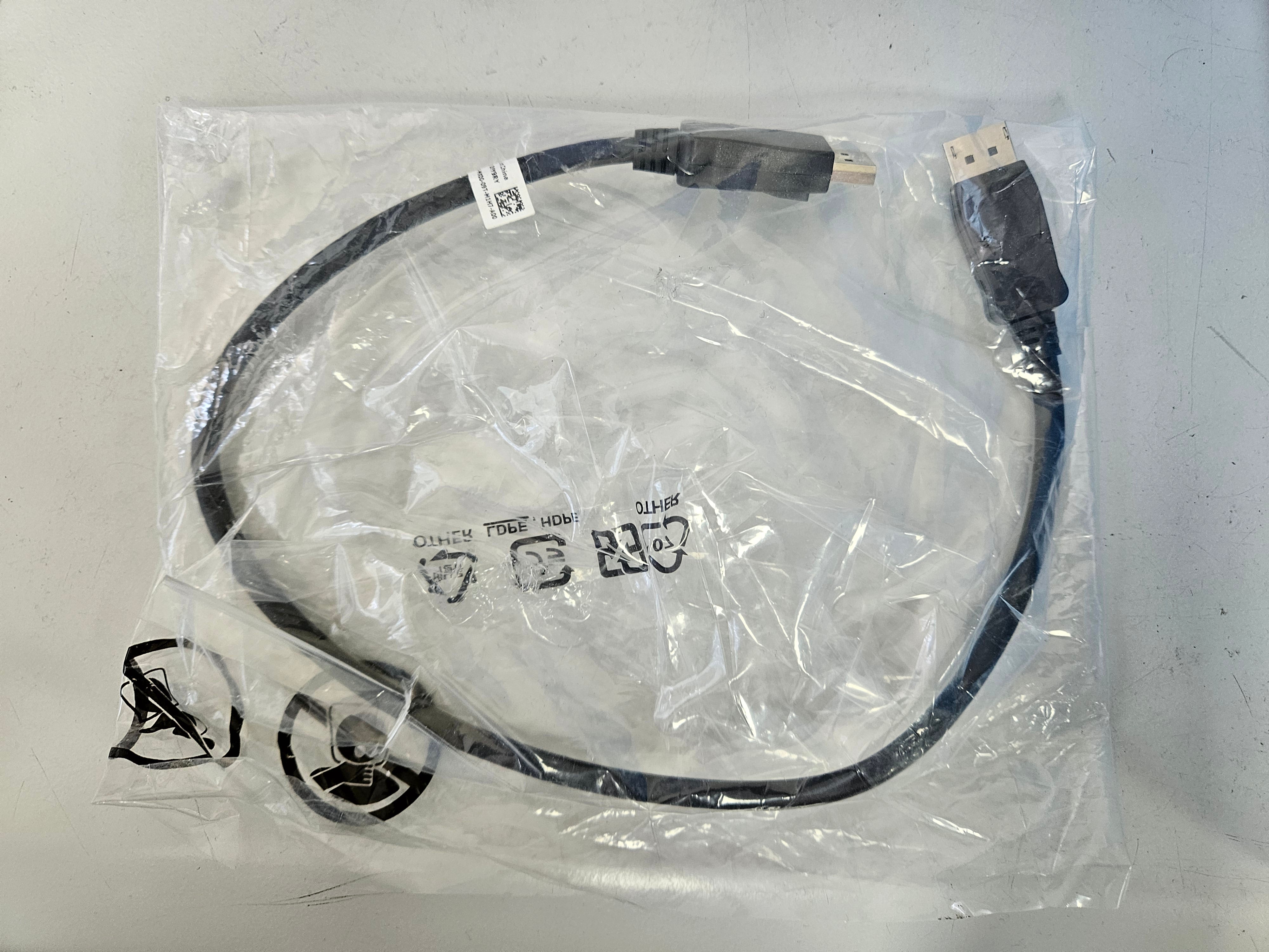 Dell 2Ft M DisplayPort to M DisplayPort Video Cable ( 09Y9RY ) NEW