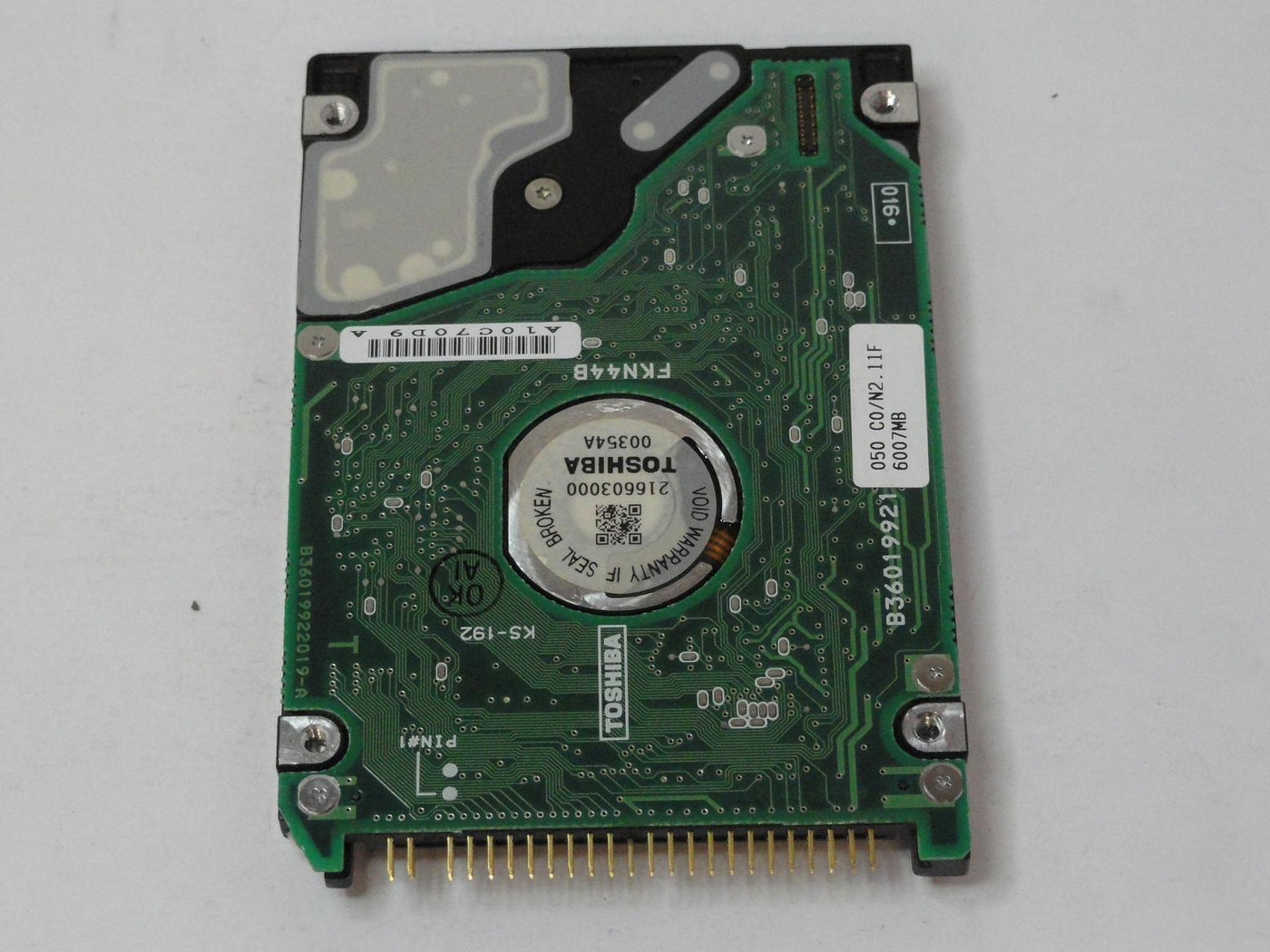 MC4323_MK6014MAP_Toshiba 6GB IDE 4200rpm 2.5in HDD - Image2