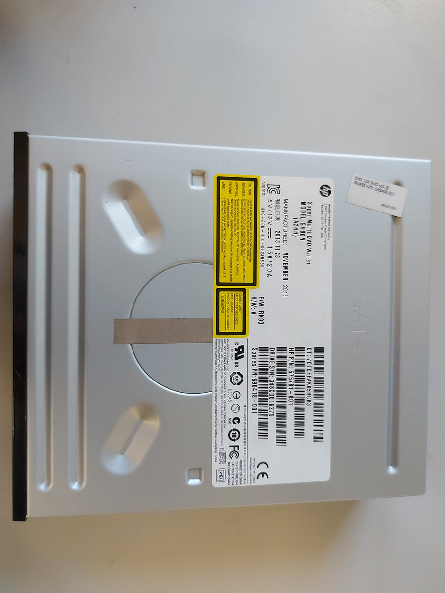 HP GHB0N A2HH Super Multi DVDRW Rewritable Optical internal desktop Drive (575781-801 690418-001)