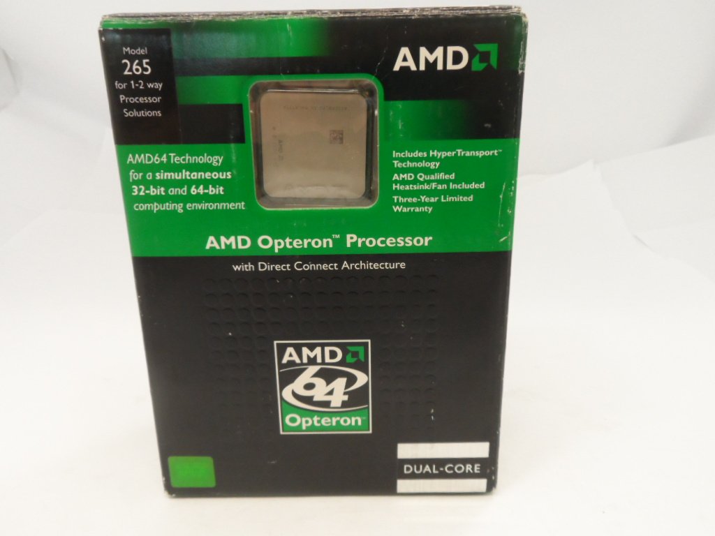 AMD Opteron 265 1.8 GHz 2MB Socket 940 CPU Kit ( OSA265FAA6CB OSA265CBBOX ) NOB