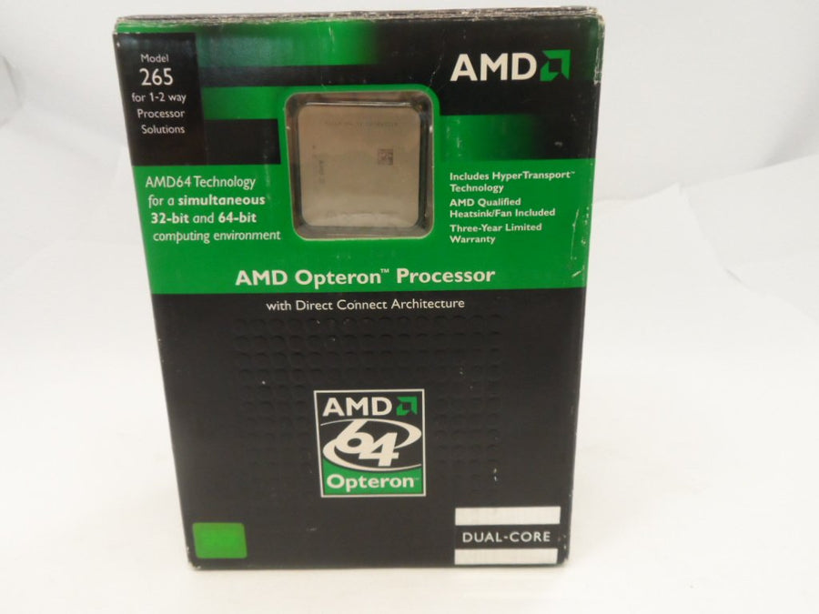 AMD Opteron 265 1.8 GHz 2MB Socket 940 CPU Kit ( OSA265FAA6CB OSA265CBBOX ) NOB