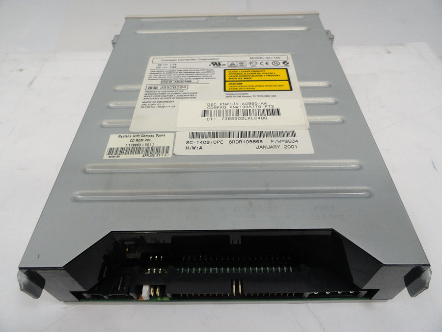 PR16664_SC-140S/CPE_Compaq 5.25in White CD ROM Drive - Image2