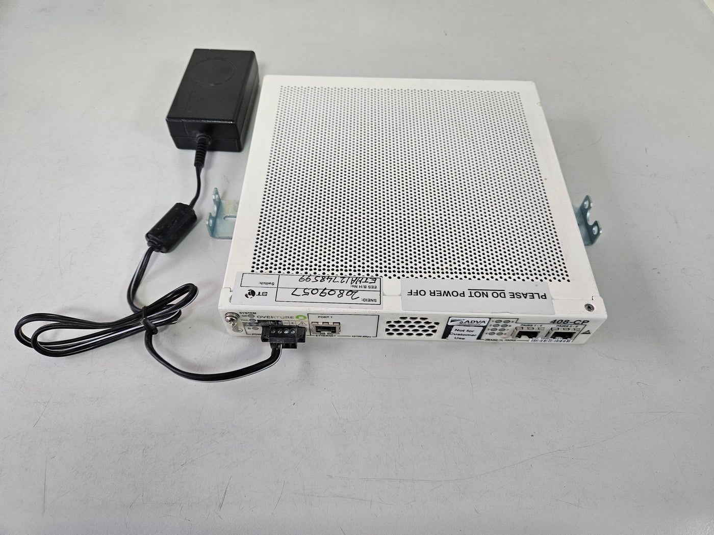 Overture Network High Speed Enterprise Ethernet Modem W/PSU ( HN408-CP-1E 920401-2005-07 ) USED
