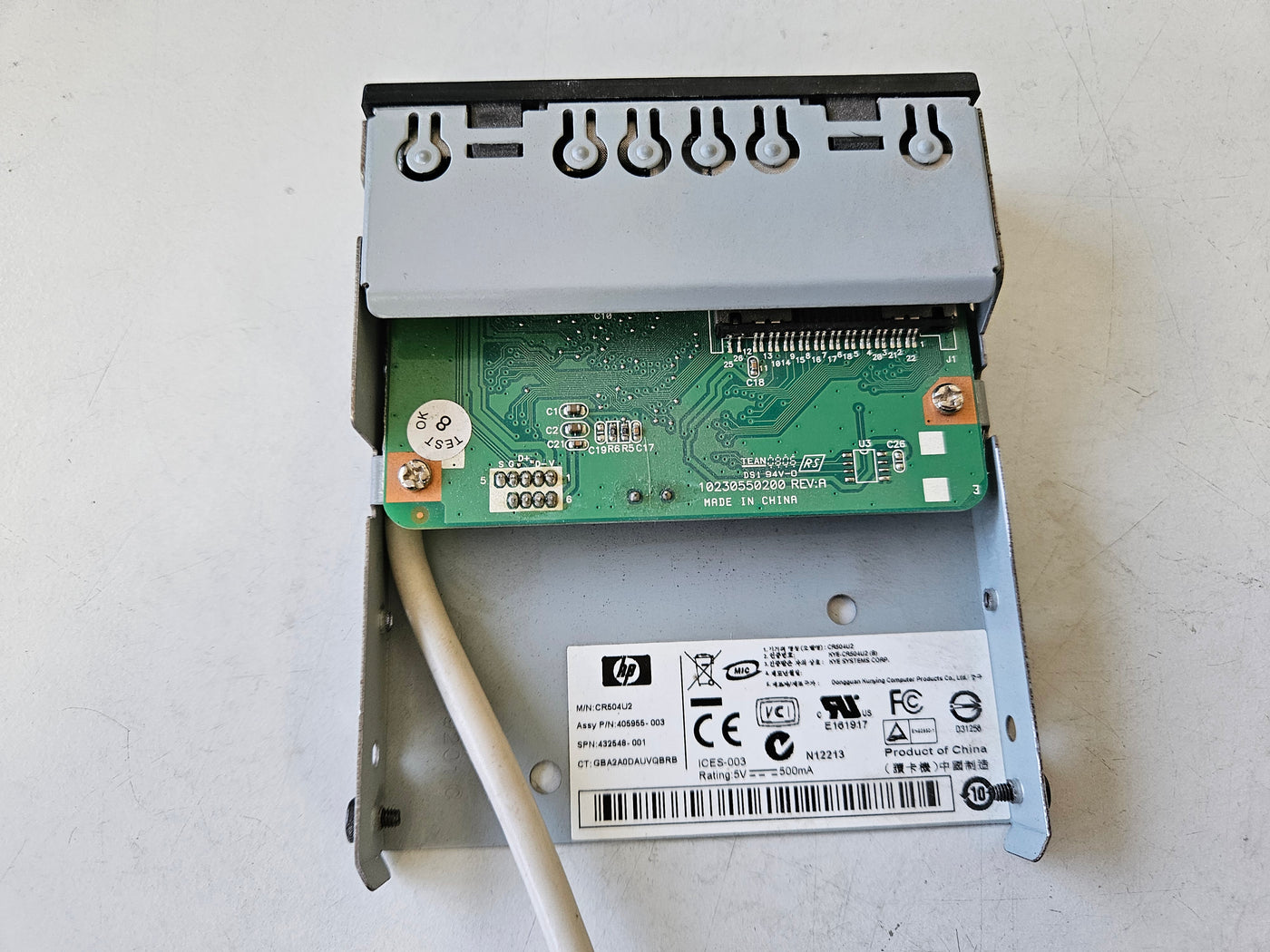 HP Compaq SFF Internal Desktop Media Card Reader ( 405955-003 CR504U2 432548-001 ) USED