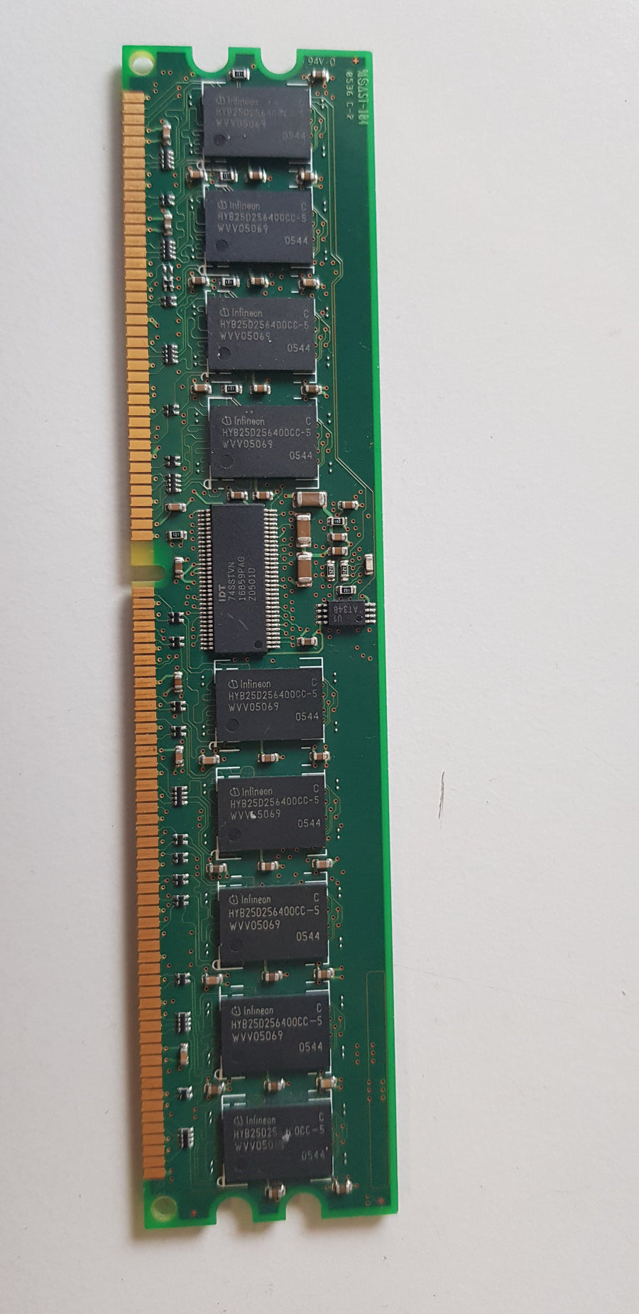 Infineon 512MB PC3200 DDR-400MHz ECC Registered CL3 184-Pin DIMM Memory Module  ( HYS72D64300GBR-5-C)