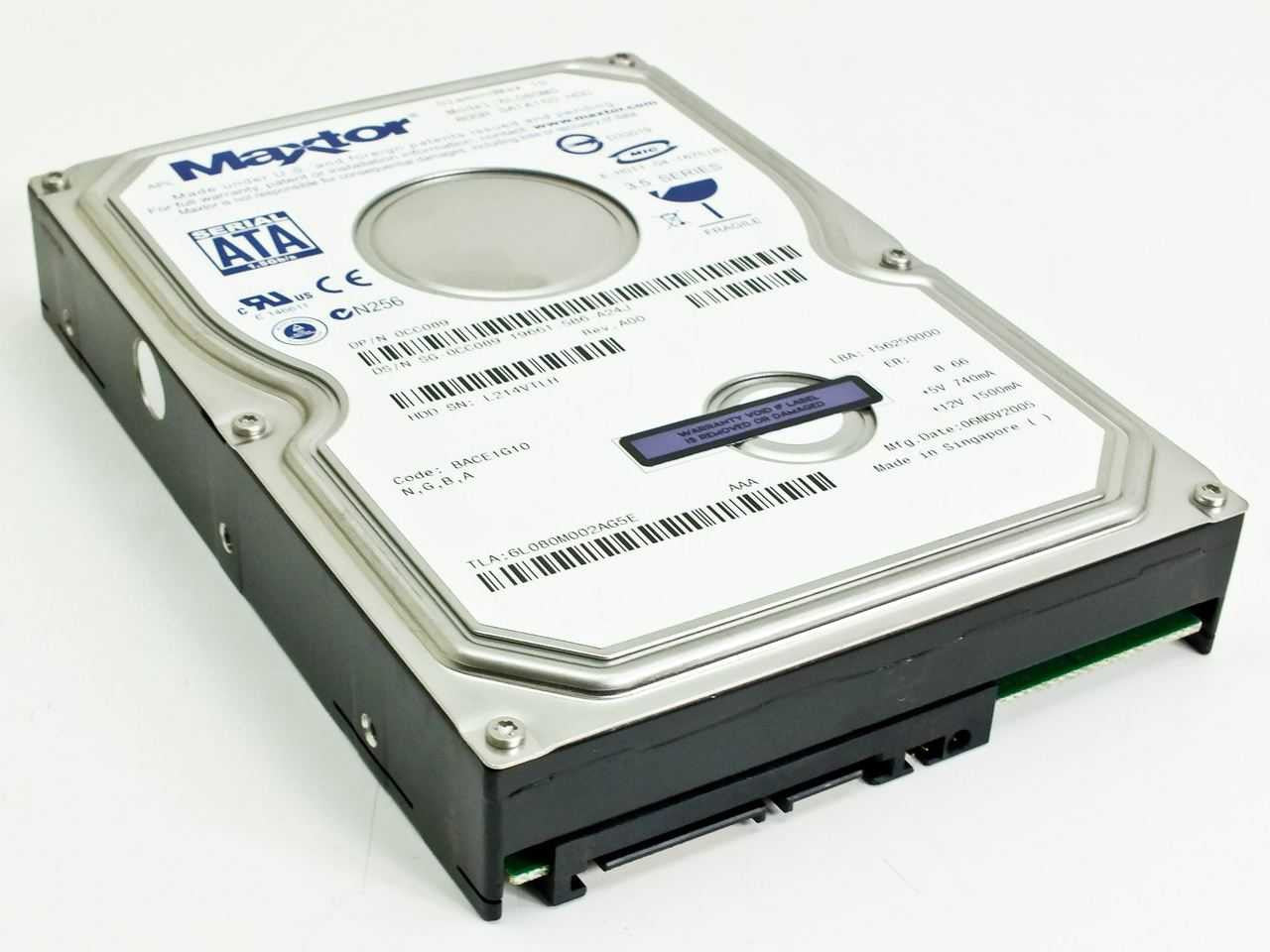 Maxtor Dell 80GB SATA 7200rpm 3.5in HDD ( 6L080M0 0CC089 ) REF