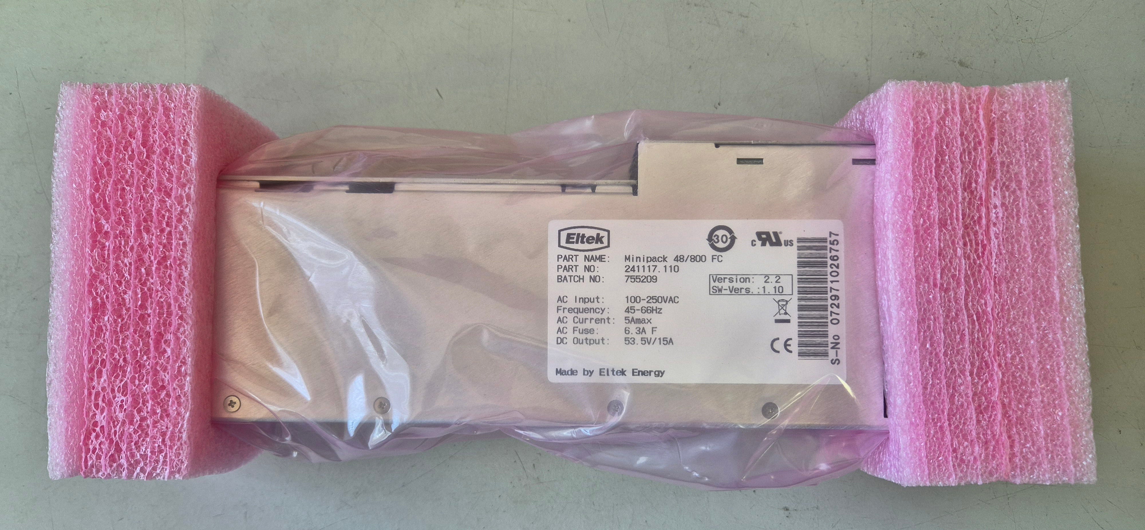 Eltek Minipack 48/800 FC 53.5V Communication Power Module ( 241117.110 755209 ) NOB
