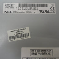 F1231T-297 - NEC 3.5in White Floppy Disc Drive in 5.25In Bracket - Refurbished