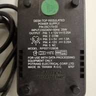 RACAL REGULATED 5 PIN PSU   RPS571129GB 240 V IN 3-12 V OUT ( 25C173-02 USED )