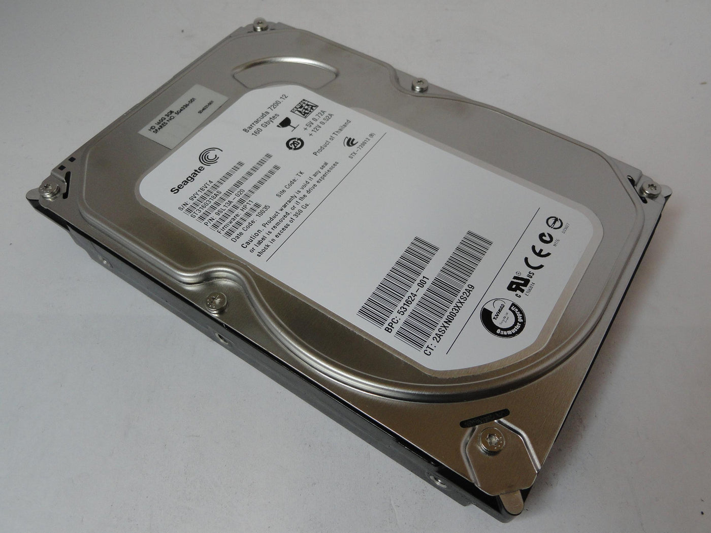PR21300_9SL13A-020_Seagate HP 160GB SATA 7200rpm 3.5in HDD - Image4
