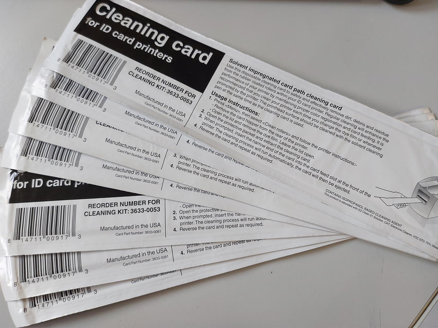 MAGICARD PRINTER CLEANING KIT (PACK OF 10) (3633-0053)