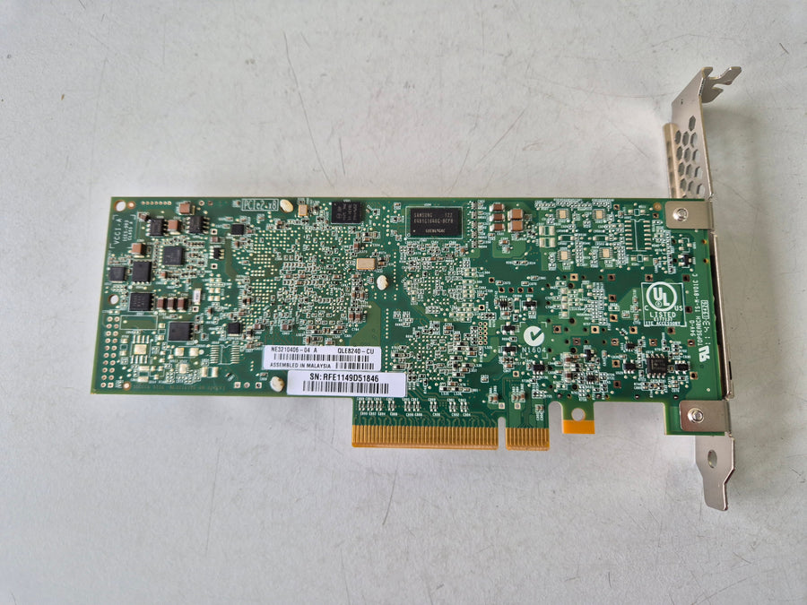 Q-Logic 10Gbps Ethernet to PCIe Single Port Converged Network Adapter ( QLE8240-CU NE3210406-04 A ) USED