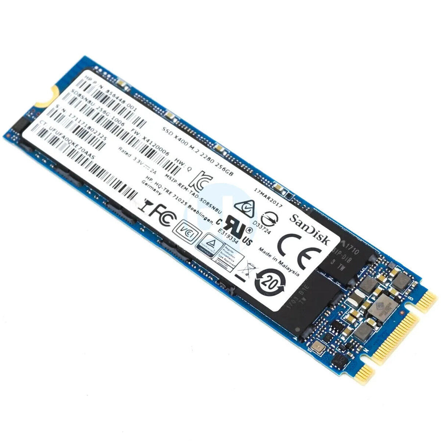 SanDisk HP 256GB M.2 2280 SATA III NGFF SSD ( SD8SN8U-256G-1006 856448-001 ) REF