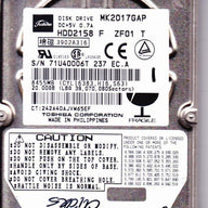 MK2017GAP - 20Gb Toshiba 2.5" Laptop Drive - Refurbished