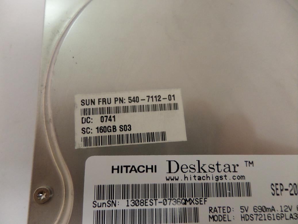 PR23887_0A33449_Hitachi Sun 160GB SATA 7200rpm 3.5in HDD - Image2