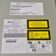 Plextor IBM PX-32TSi 32x SCSI 50Pin CD-ROM Drive ( 97H7608 97H7610 ) USED