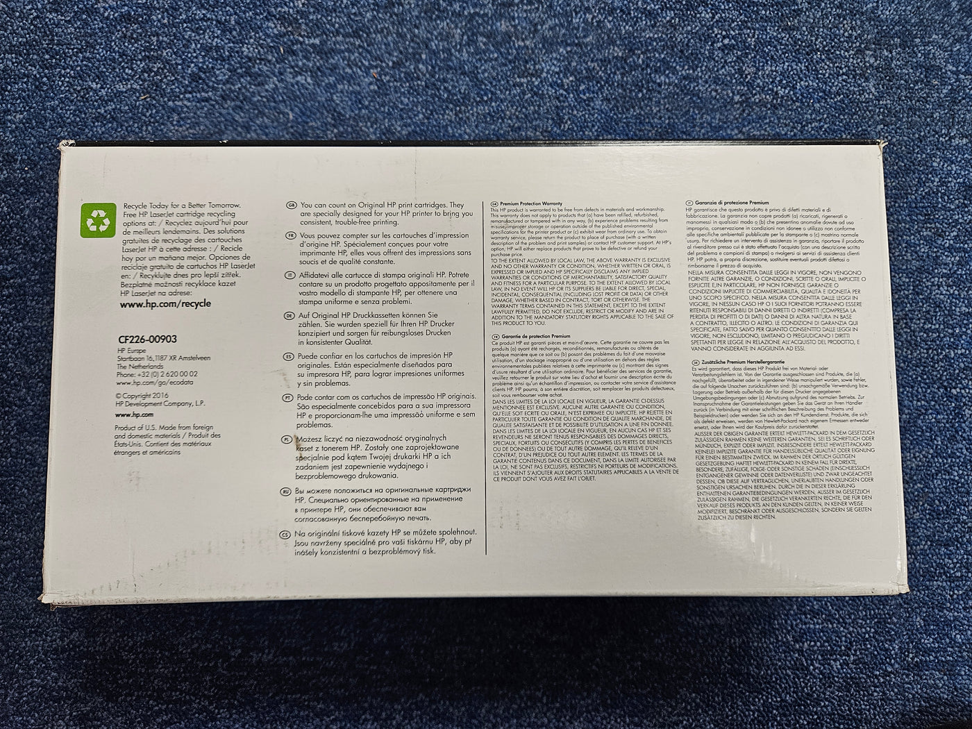 HP 26A LaserJet Pro Toner - Black ( CF226A ) NEW OLD STOCK FINAL SALE