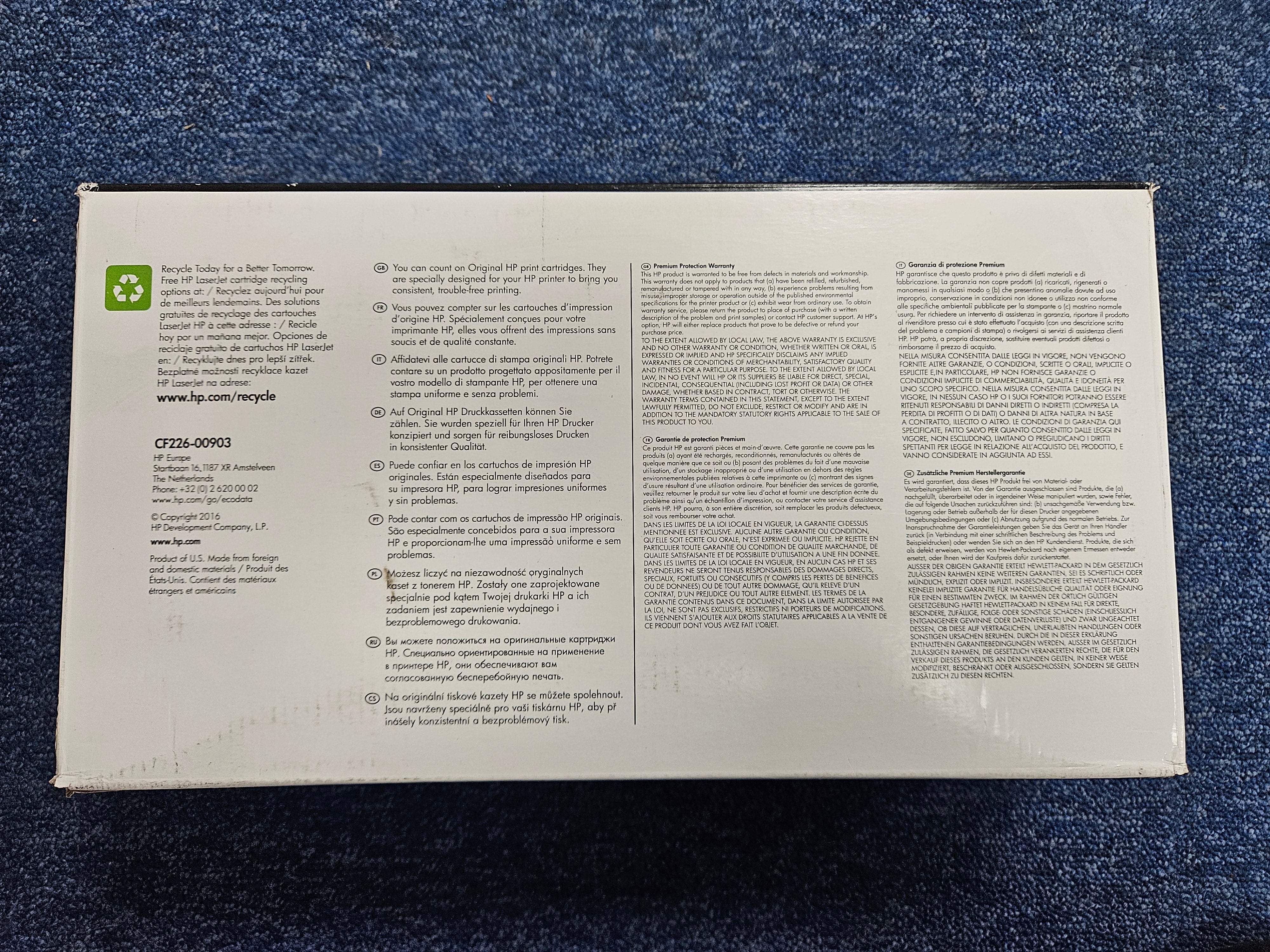 HP 26A LaserJet Pro Toner - Black ( CF226A ) NEW OLD STOCK FINAL SALE