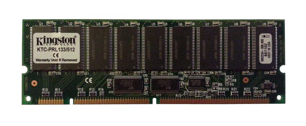 Kingston 512MB PC133 133MHz ECC Registered CL3 168-Pin DIMM ( KTC-PRL133/512 9962254-001 ) REF