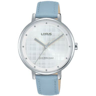 Lorus Ladies Watch Blue Strap with Checked Design Sunray Dial ( RG269PX9 ) NEW
