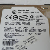 PR23984_0A53006_Hitachi HP 120GB SATA 5400rpm 2.5in HDD - Image3