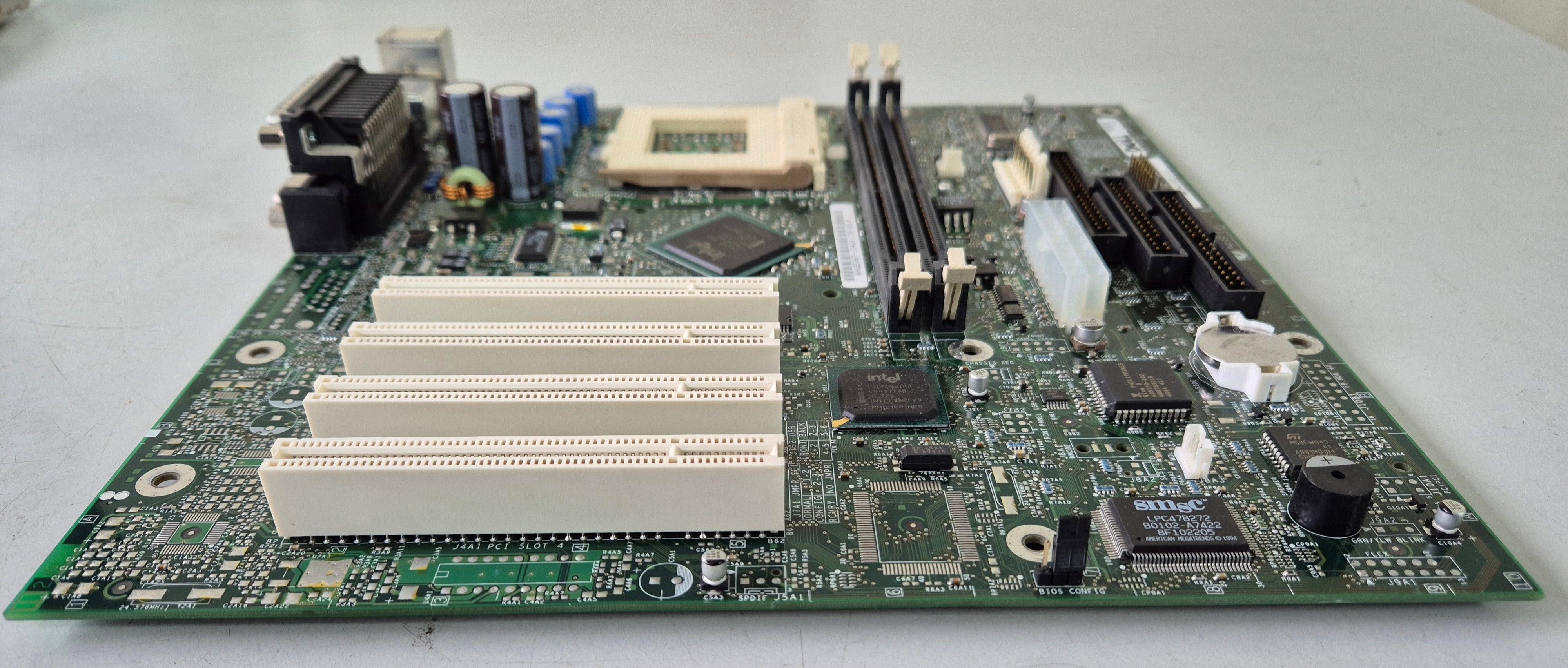 Dell Intel PGA370 4 PCI System Board ( A01025-313 A02456-001 ) USED