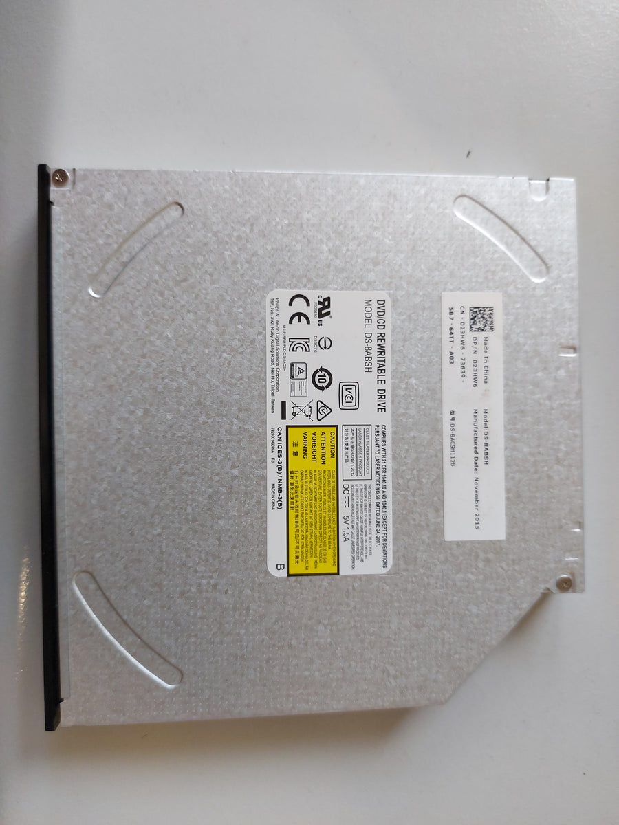 DELL DS-8ABSH Slimline CD/DVD-RW Optical Drive with Caddy (023HW6)