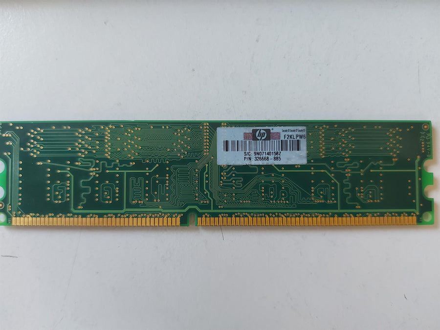 Samsung HP 512MB PC3200 DDR-400MHz Non-ECC Unbuffered CL3 184-Pin DIMM ( M368L6523CUS-CCC 326668-885 ) REF