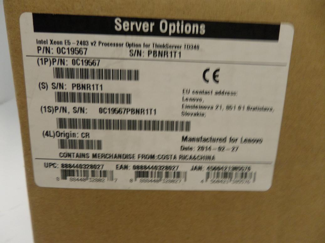 PR24603_0C19567_E5 2403 v2 Processor Upgrade Kit - Image2