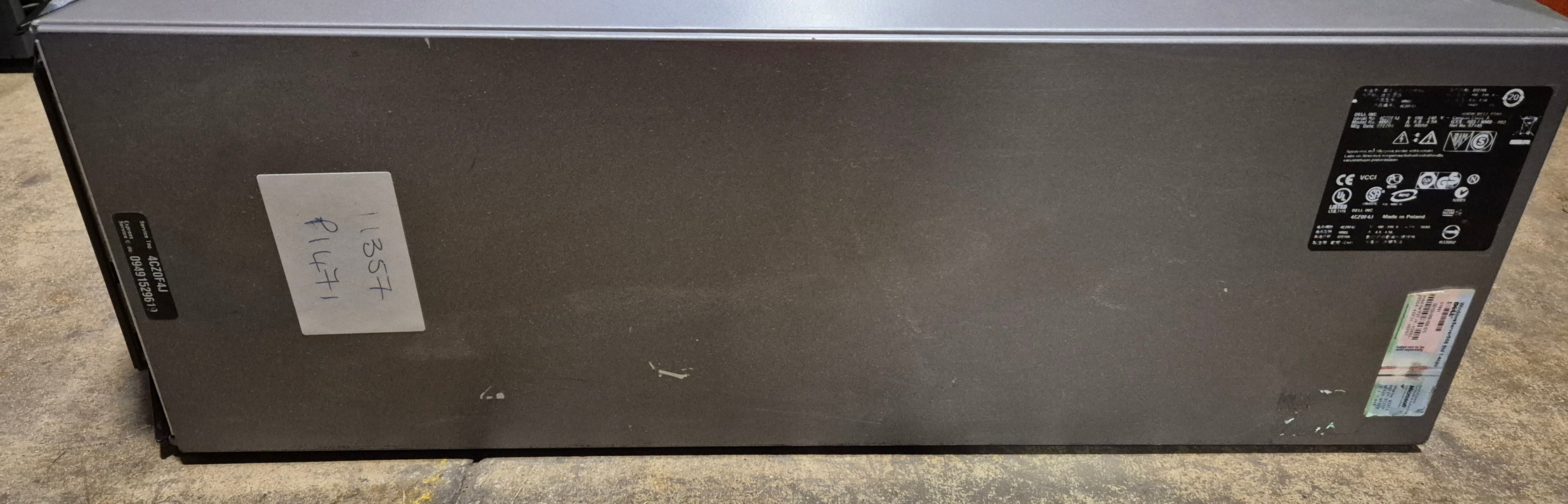 Dell PowerEdge T300 2GB RAM Xeon X3323 2.5GHz NO HDD NO OS WinSVR 2008 COA ( MMU ) USED missing front plastics 