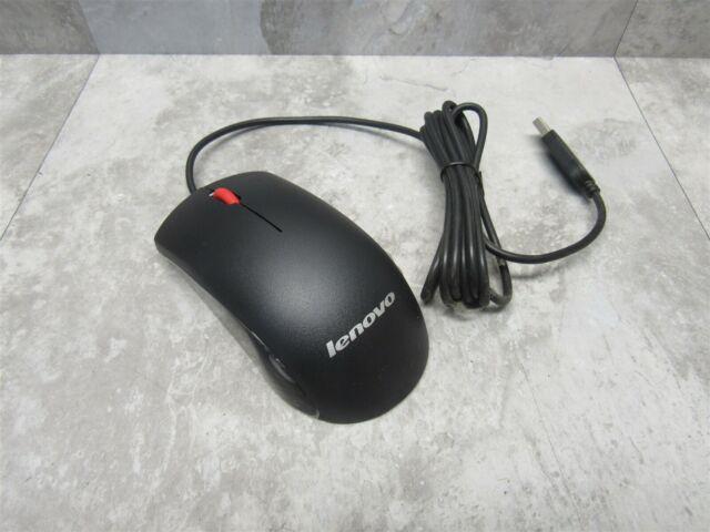 Lenovo moeuuo USB Optical Mouse 2 Button Black 1000-DPI PC (45J4886)