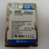 Western Digital 320Gb SATA 5400rpm 2.5in HDD ( WD3200BEVT-00A23T0 ) USED