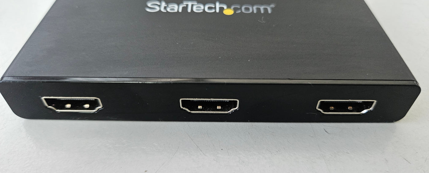 Startech 3Port Multi-Monitor Adapter USB-C to 3x HDMI Video Splitter ( MSTCDP123HD ) USED