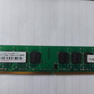 Transcend 1GB PC2-4200 DDR2-533MHz non-ECC Unbuffered CL4 240-Pin DIMM Memory Module (TS128MLQ64V5J)