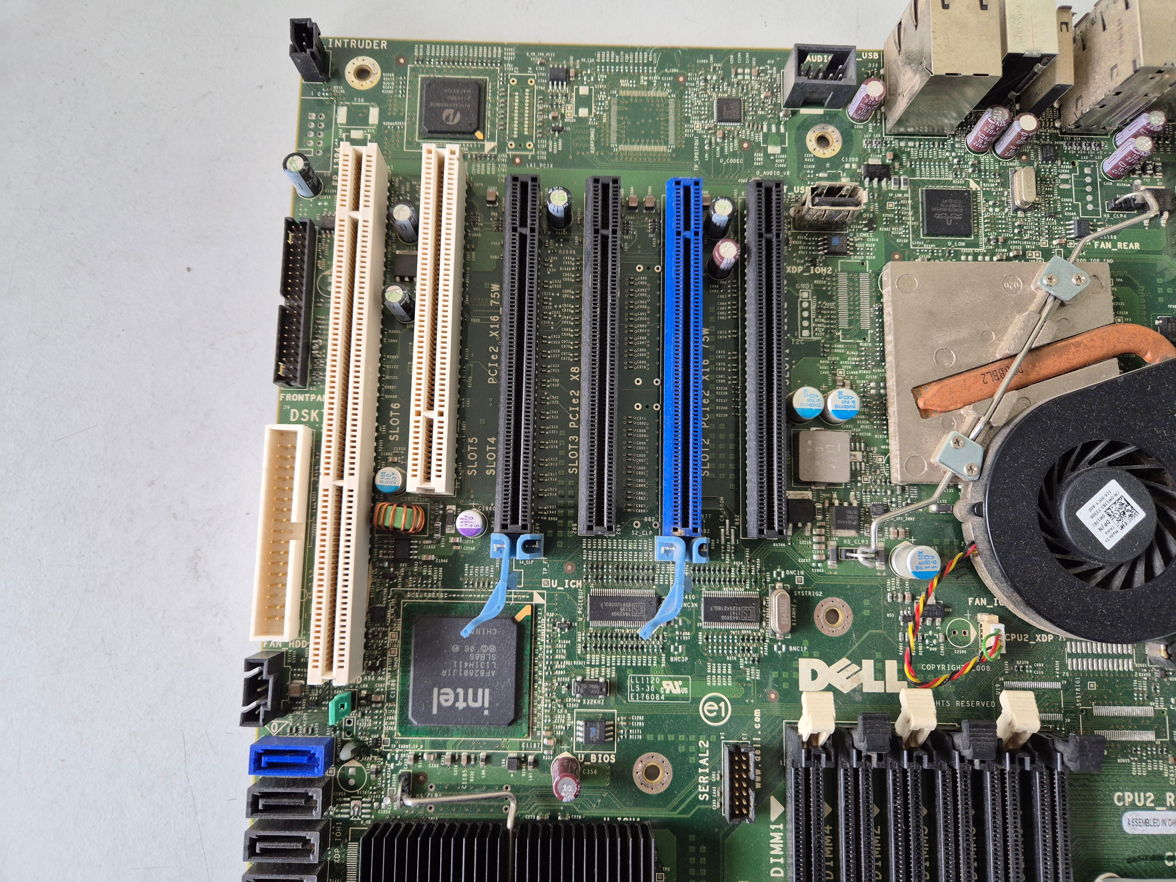 Dell Precision T5500 Motherboard with CPU/Heatsink ( 0CRH6C ) USED