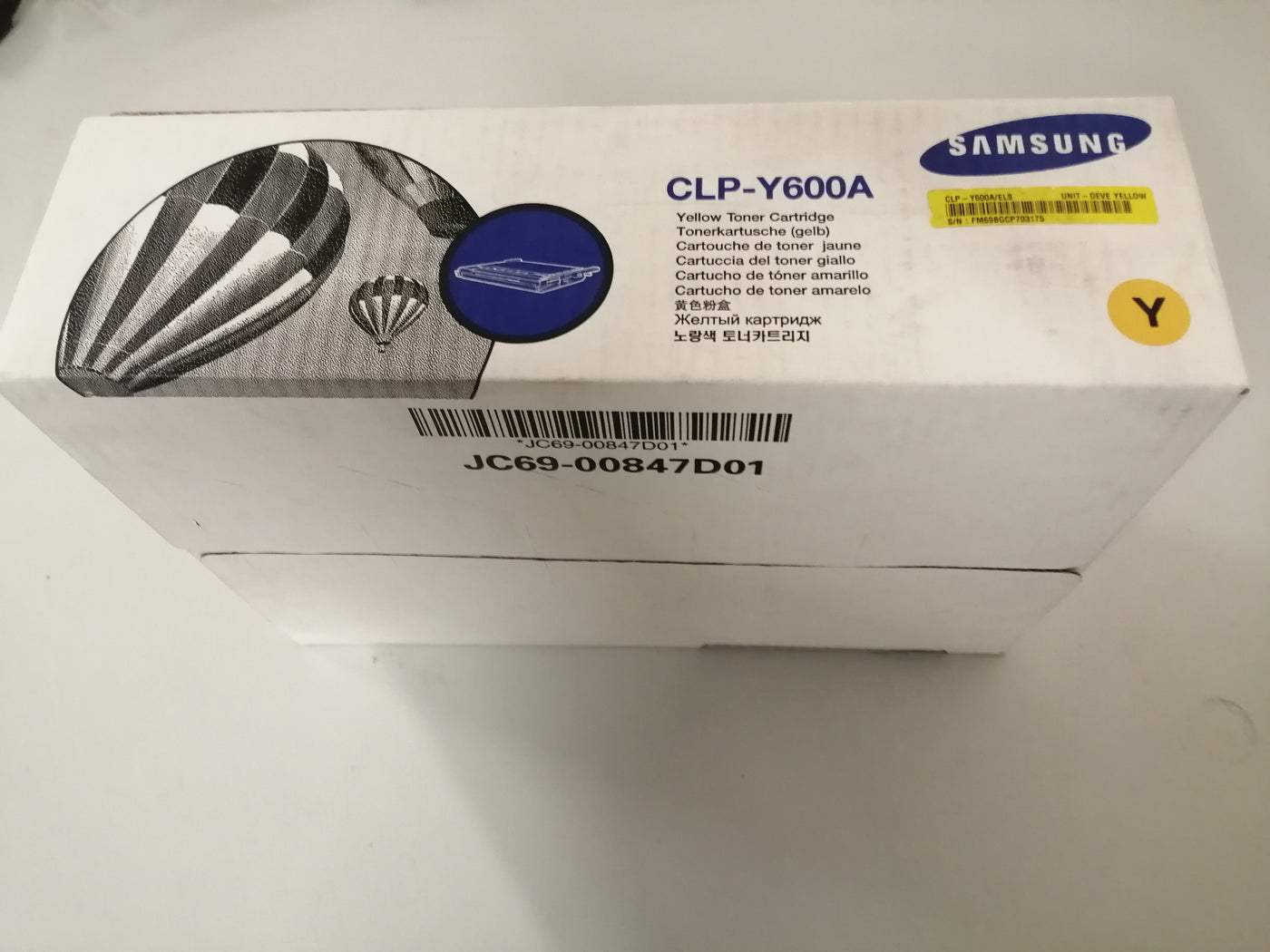 Samsung Yellow Samsung toner CLP600 ( CLP-Y600A ) NEW OLD STOCK FINAL SALE