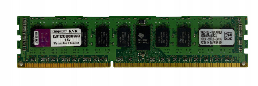 Kingston 2GB DDR2-400MHz PC2-3200 ECC Reg CL3 240-PIN DIMM ( KVR400D2D8R3/2GI ) NEW