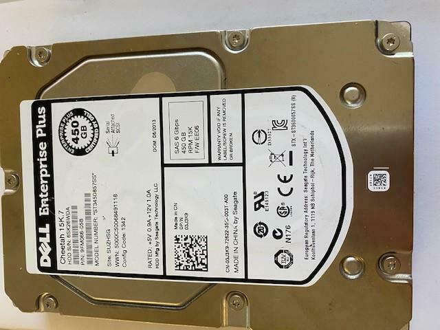 Seagate Dell 450GB 15kRPM SAS 3.5" Hard Drive ( ST3450857SS 03J3K9 ) REF