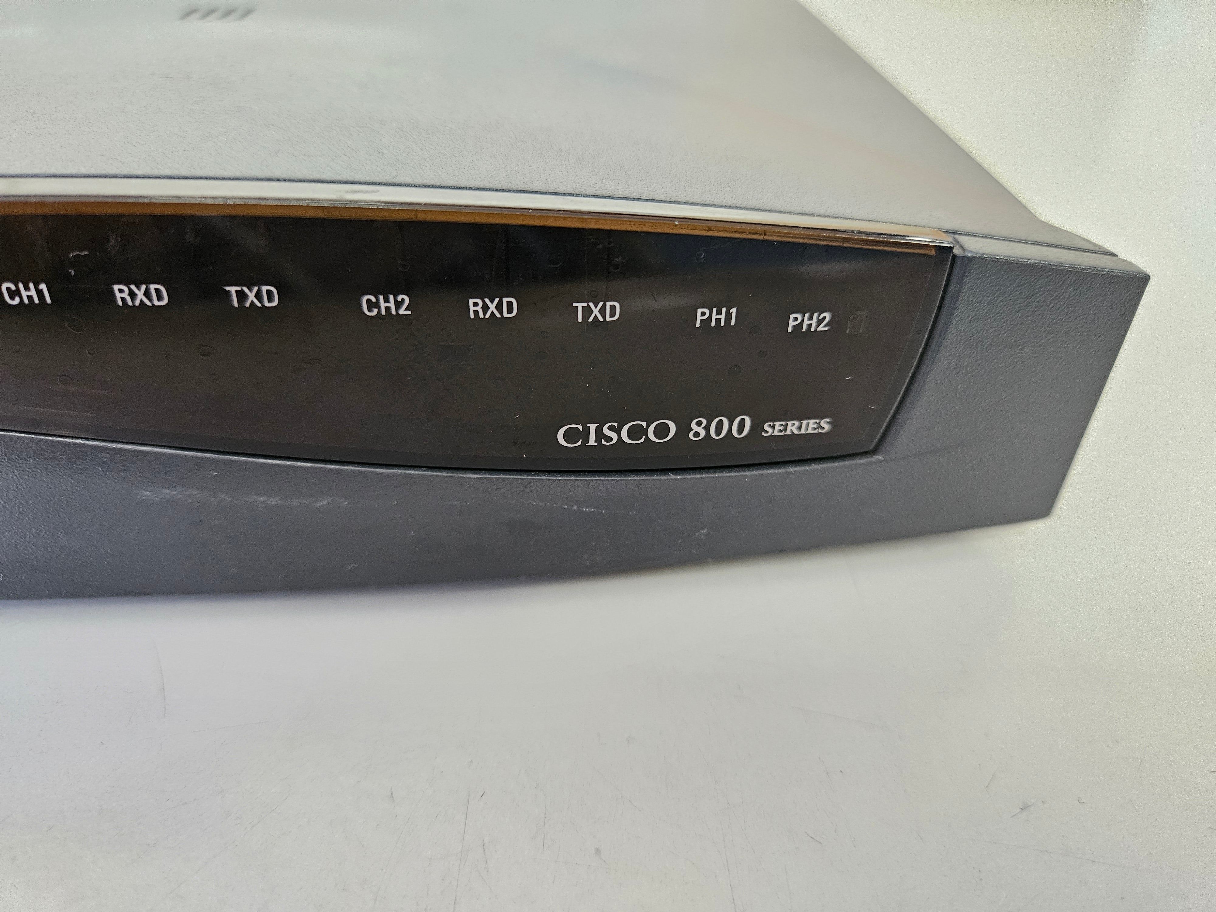 Cisco 800 Series 803 ISDN Ethernet Wired Network Router WITH PSU ( CISCO803 ) USED