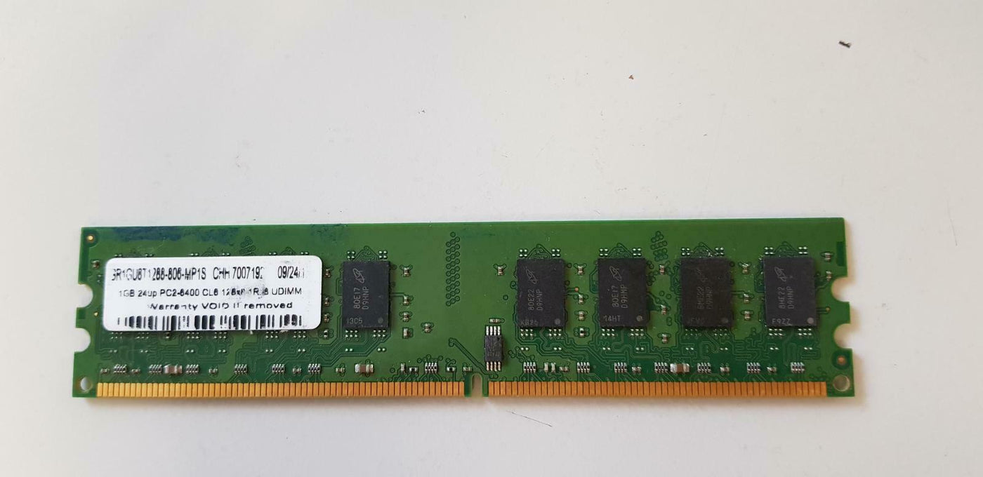 CHH 1GB 240-Pin PC2-6400 CL6 DDR2-800 1.8V UDIMM memory module ( GR1GU8T1288-806-MP1S ) REF