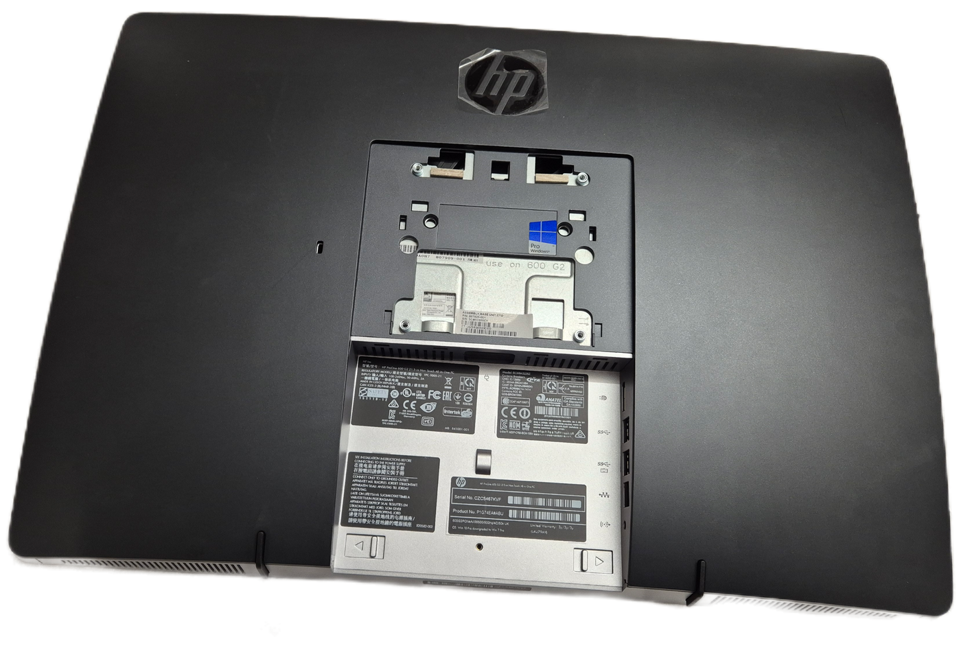 HP ProOne 600 G2 AIO Non-Touch 500GB HDD 4GB RAM DVD i5-6500 3.2GHz Win7Pro boxed with accessories ( P1G74EA#ABU ) USED Grade A 