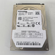 Toshiba Dell 160GB 7200RPm SATA 2.5in HDD ( MK1656GSY 0VGVXY ) REF