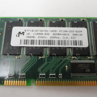Micron 256Mb 100MHz CL2 ECC DIMM RAM Module ( MT18LSDT3272G-10EB1 ) REF