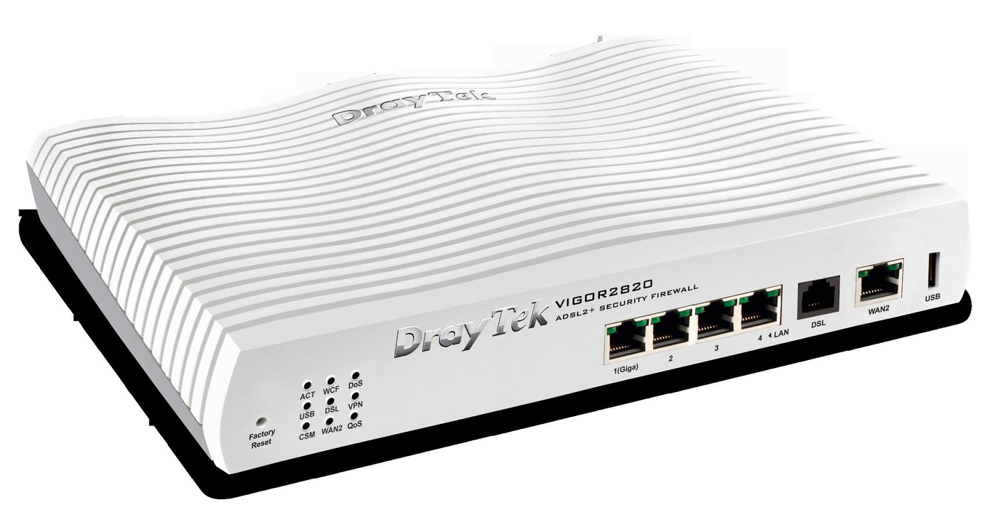 DrayTek VIGOR 2820n ADSL2+ Security Firewall Router (Vigor 2820n Annex A    DrayTek)