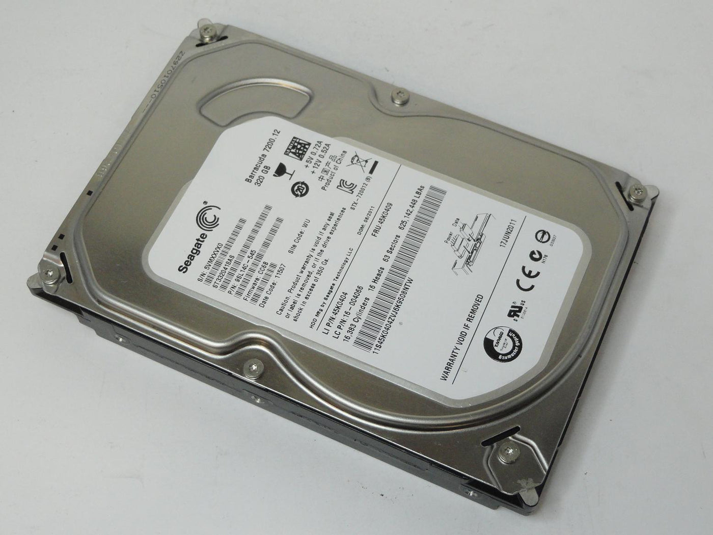 9SL14C-545 - Seagate Lenovo 320GB SATA 7200rpm 3.5in Barracuda HDD - Refurbished