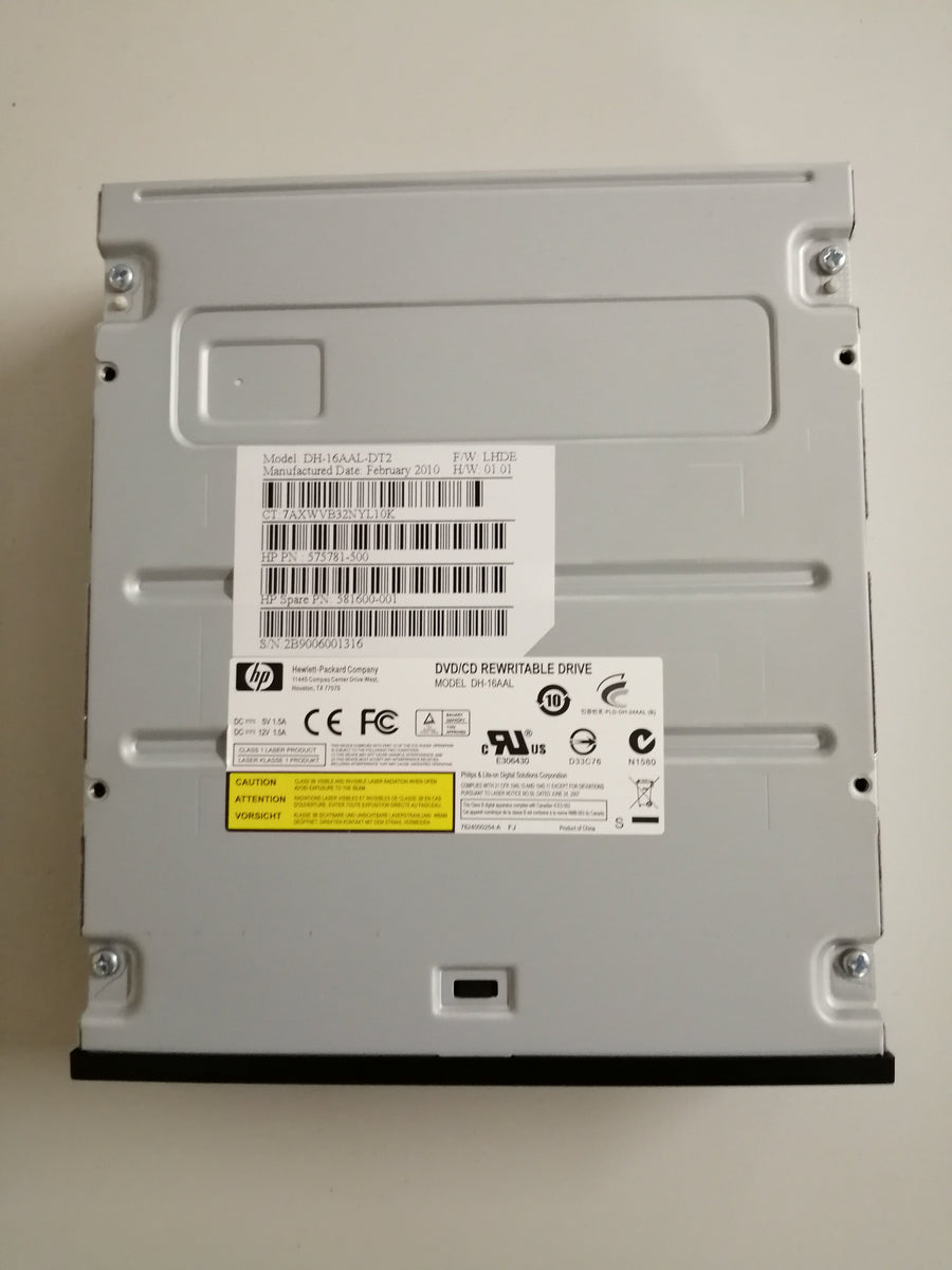 HP DVD/CD Super Multi-Recorder RW DL Optical Drive ( 575781-500 DH-16AAL-DT2 ) NOB