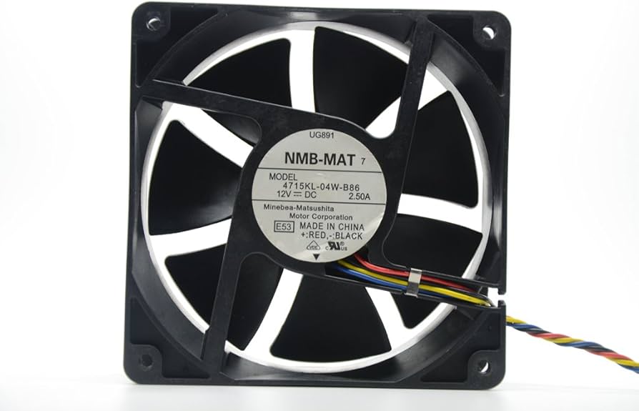 NMB-MAT 12V 2.50A DC Brushless Fan ( 4715KL-04W-B86 ) USED