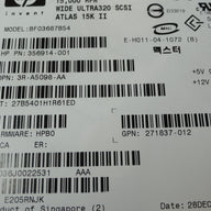 HP Maxtor 36.4GB SCSI 80 Pin 15Krpm 3.5in HDD in Caddy ( 8E036J0 356914-001 BF03687B54 271837-012 3R-A5098-AA 289241-001 ) REF