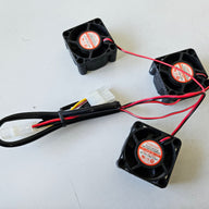 Evercool DC12V 0.08A 0.96W Ball Bearing Fans, 4Pin Molex 2wire ( EC4020M12C ) USED
